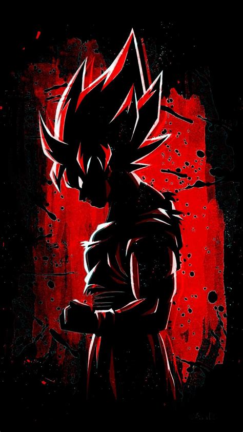 Goku Red Wallpaper Hd