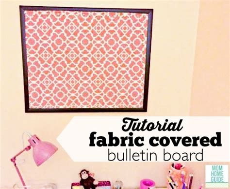 DIY Fabric Covered Bulletin Boards