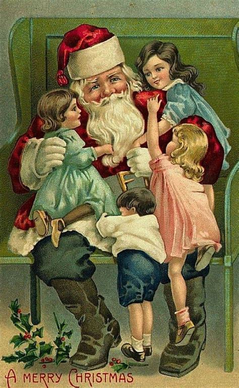 17 Best images about Christmas Vintage Santa on Pinterest | Vintage ...