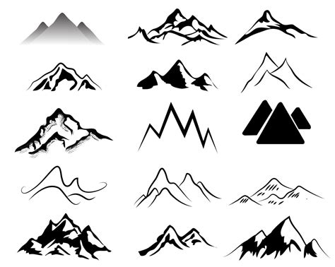 black and white mountain clip art 20 free Cliparts | Download images on Clipground 2024