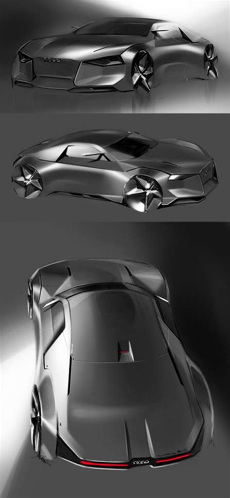 Audi Concept Design Sketches by HJ Lee | Car design, Design sketch ...