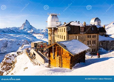 ZERMATT, SWITZERLAND - JANUARY 1, 2022: Winter View Of The Gornergrat Railway Editorial Photo ...