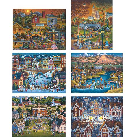 Set of 6: Eric Dowdle 500 Piece Jigsaw Puzzles | Spilsbury