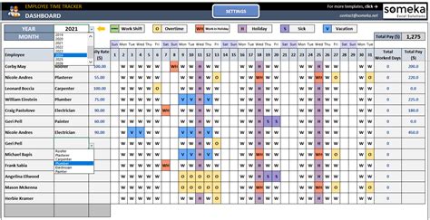 Microsoft Excel Payroll Template