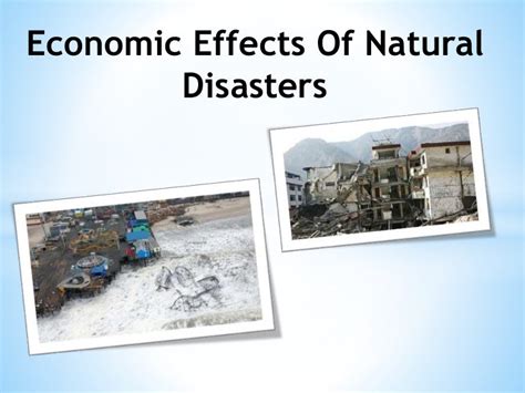 Economic Effects of Natural Disasters