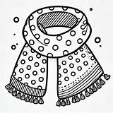 Scarf Coloring Pages 3 Printable For Free Download sketch template