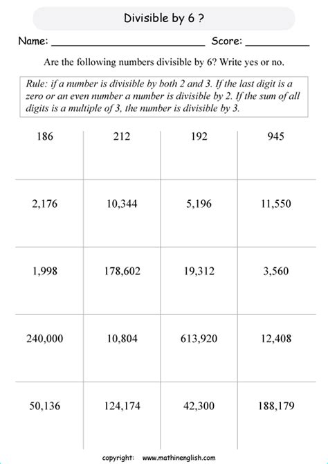 Divisible By 2 5 10 Worksheets