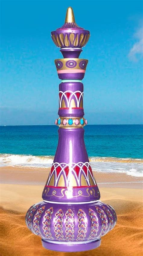 I DREAM OF GENIE JEANNIE BOTTLE RICH METALLIC PURPLE! ~SPECIAL PRICE!!!! $189 | I dream of genie ...