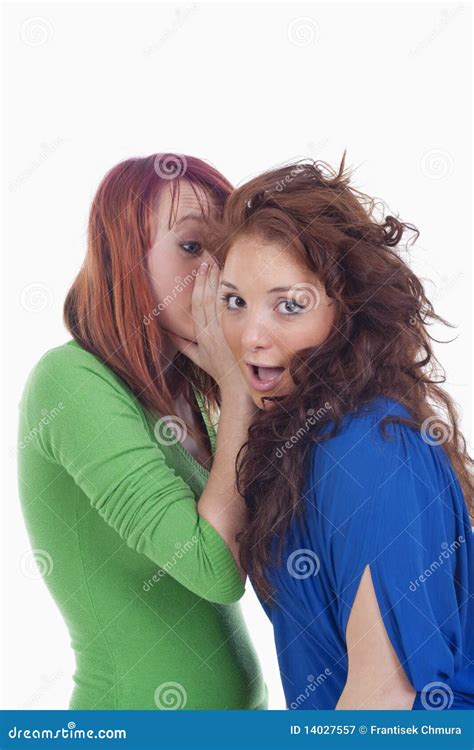 Women whispering gossip stock image. Image of human, whispering - 14027557