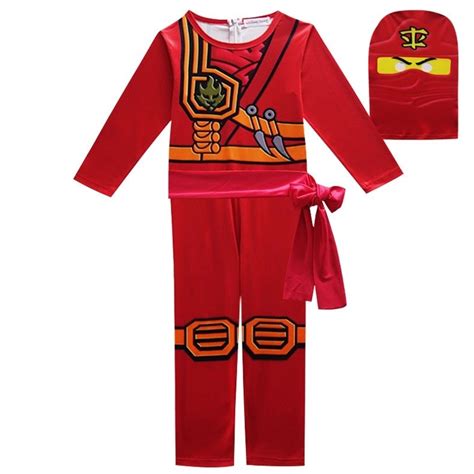 Red Ninjago Kids Costume