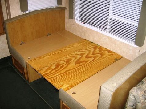 Dinette turned daybed #rvremodel | Pop up camper, Dinette, Popup camper