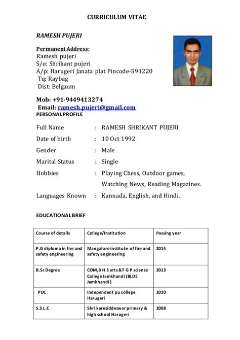 Resume Iti Fitter - ITI Fitter Resume | Machines | Mechanical Engineering