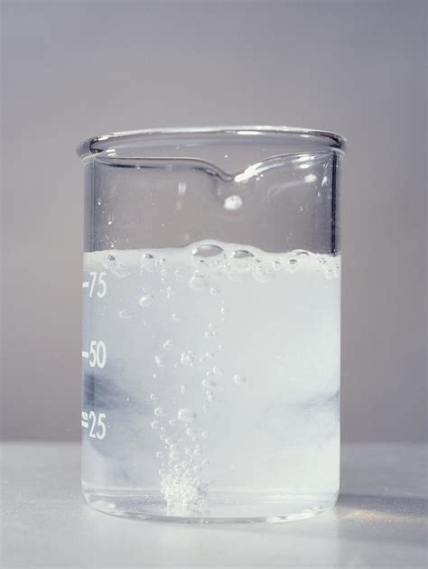 Barium Reacting With Water Photograph by Andrew Lambert Photography