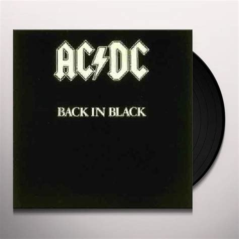 AC/DC BACK IN BLACK Vinyl Record