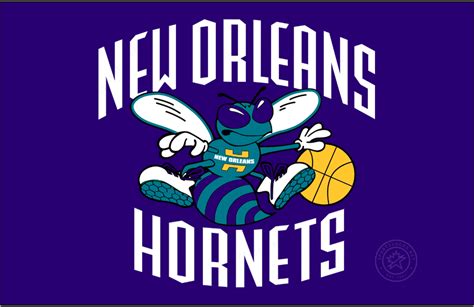 New Orleans Hornets Logo - Primary Dark Logo - National Basketball ...