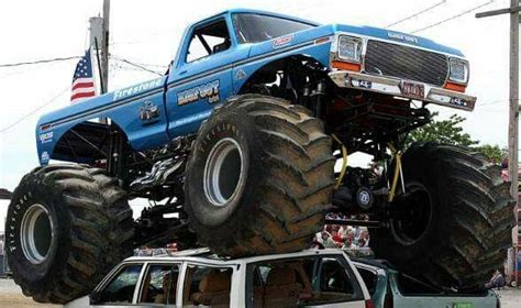 Monster truck cars, Monster trucks, Jacked up trucks