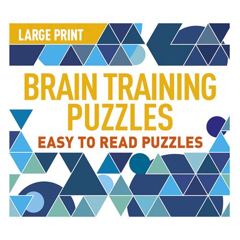 Large Print Brain Training Puzzles