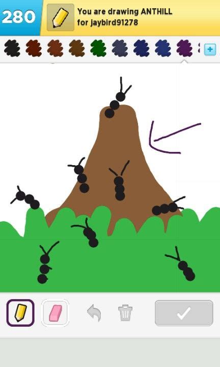 Ant hill | Ant hill, Ants, Drawings