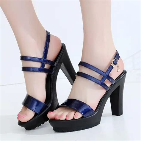 D&Henlu Big Size Shoes Women Sandals 2018 Gladiator High Heels Sandals ...