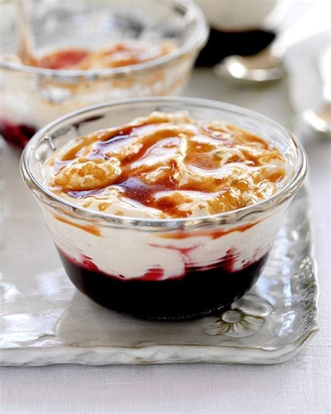 Blueberry yogurt brûlée recipe | delicious. magazine