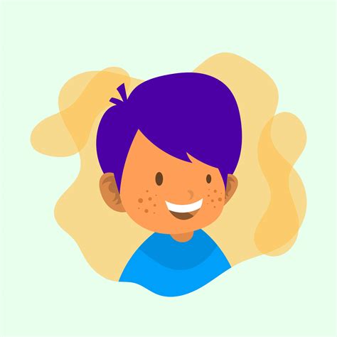 Flat Children Character Vector Illustration 556553 Vector Art at Vecteezy