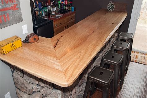 Hand Made Residential Bar Top by Yendrabuilt | CustomMade.com