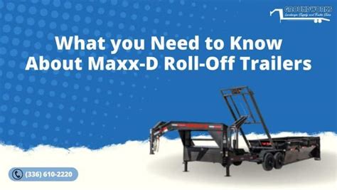 What you Need to Know About Maxx-D Roll-Off Trailers