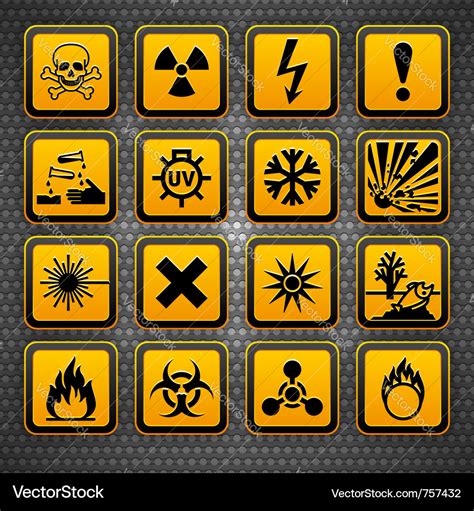 Hazmat Hazardous Materials Symbols