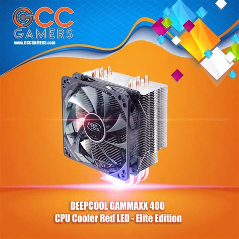 DEEPCOOL GAMMAXX 400 in uae,CPU Cooler 4 in uae Computer Parts And Components, Red Led, Uae ...