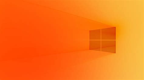 Descargar fondos de Logotipode Windows 10 En Amarillo Naranja ...