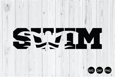 Swim SVG, Swimming SVG, Swimmer Silhouette SVG