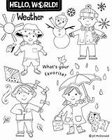 Printable Weather Coloring Pages sketch template