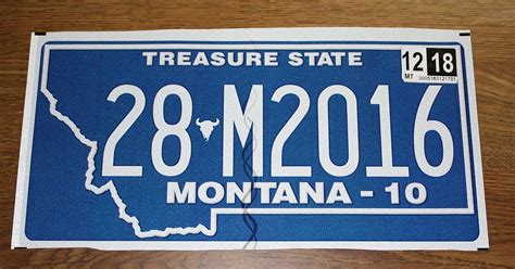 Montana License Plates to Feature New, Larger Font