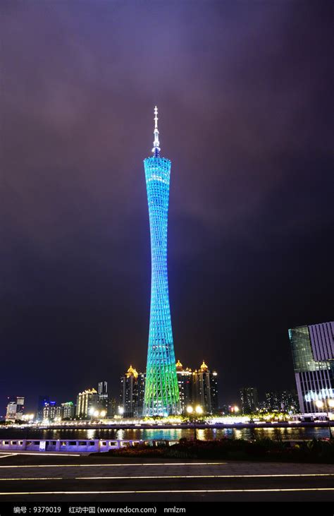 广州塔夜景 高清图片下载_红动中国