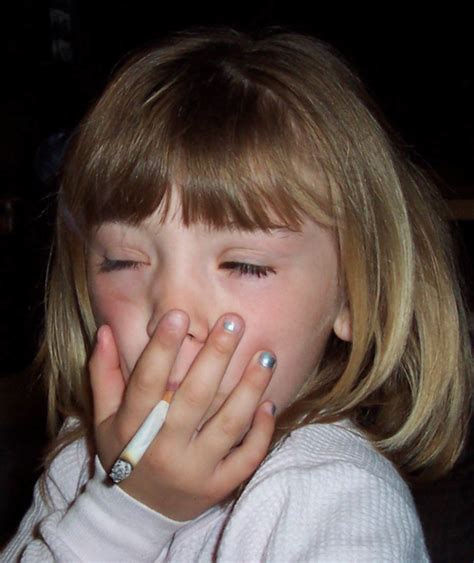 child smoking on Tumblr