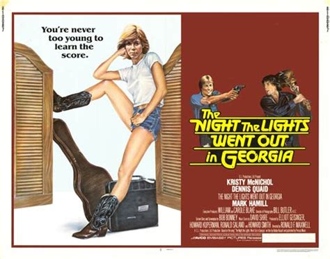 The Night the lights went out in Georgia 1981 DVD