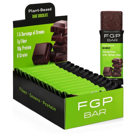 FGP- Plant Based Protein Bars, Breakfast Bars, Protein Bars Low Sugar ...