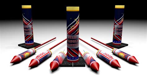 3d model fireworks