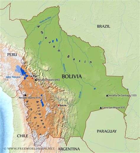 Bolivia Maps Facts Bolivia Map America Map Geography Map | The Best Porn Website