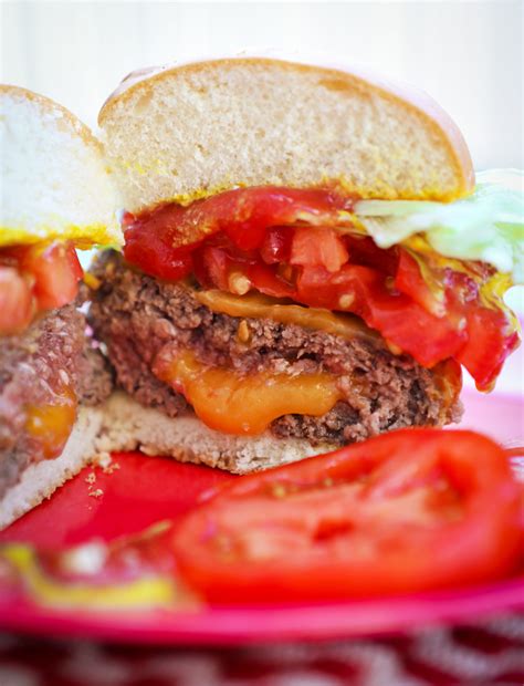 Grilled Cheese-Stuffed Burgers Recipe — Pip and Ebby - easy, delicious ...