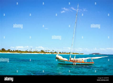 Puerto Rico, Icacos Island. Sailboat Stock Photo - Alamy