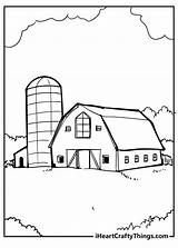 Barn Printable Coloring Pages sketch template