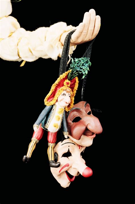 Punchinello and Masks - 3" Baron, Cynthia, Puppets, Art Dolls, Masks, Novelty Christmas ...