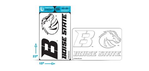 Boise State Bronco Stencil | Officially Licensed College Art DIY tool