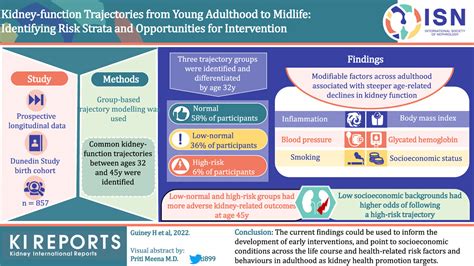 Kidney function trajectory starts in childhood, study finds