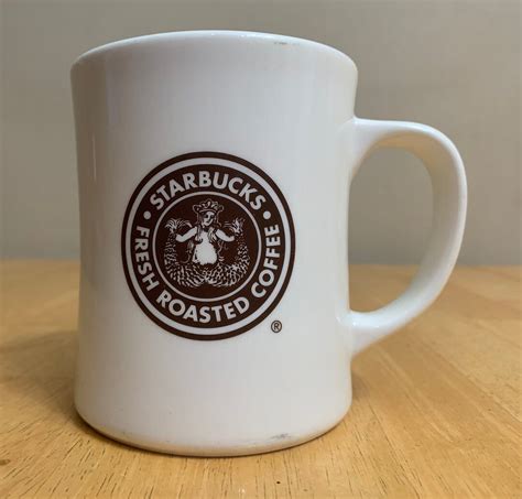 Starbucks Mug, Brown Logo, Green Logo, Coffee, Tea, Collectable, Pre ...