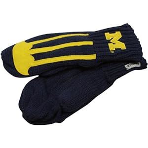 Amazon.com : University of Michigan Mascot Texting Mittens : Sports Fan ...