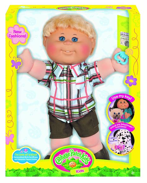 Cabbage Patch Kids 14" Blonde Boy/Blue Eyes - Walmart.com - Walmart.com