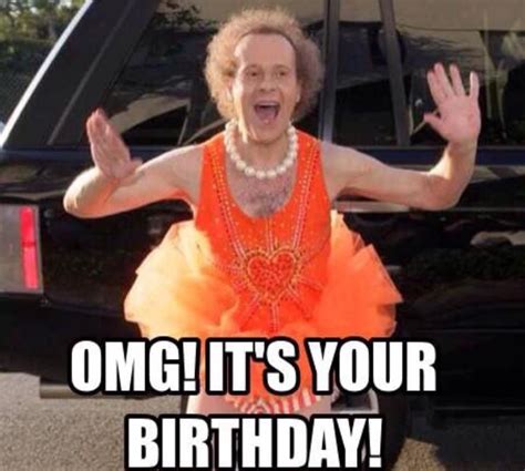 Richard Simmons Happy Birthday Meme - Captions Quotes