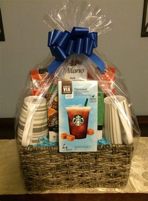 This Weeks √ 22+ Corporate Gifts Ideas for men and women | Raffle baskets, Coffee gift basket ...